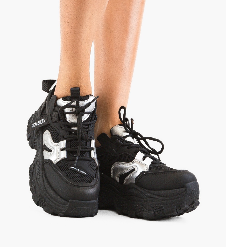 Sneakers Ricmo Negri - Confort și Stil Sport - imagine 3