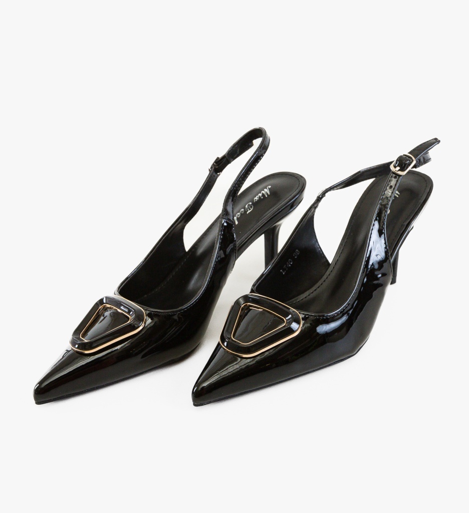 Pantofi Dama Nataniel Negri Eleganți - imagine 2