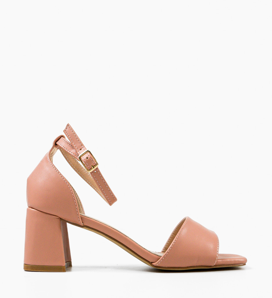 Sandale Toc Mayare Nude Elegante - imagine 4