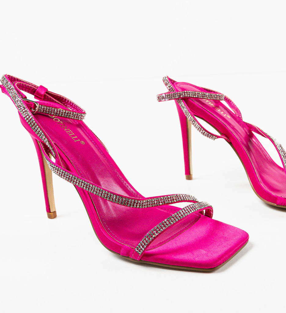 Sandale Toc Neyman Fuchsia - Eleganță Asigurată - imagine 5