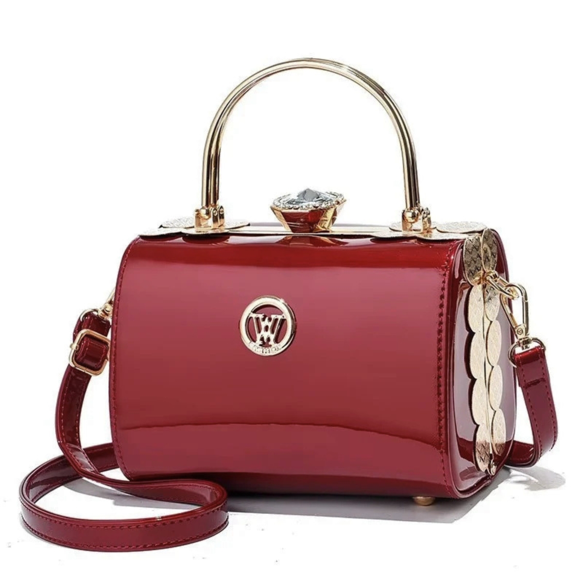 Geanta Ocazie Delis GT3223 Rosu Inchis Eleganta