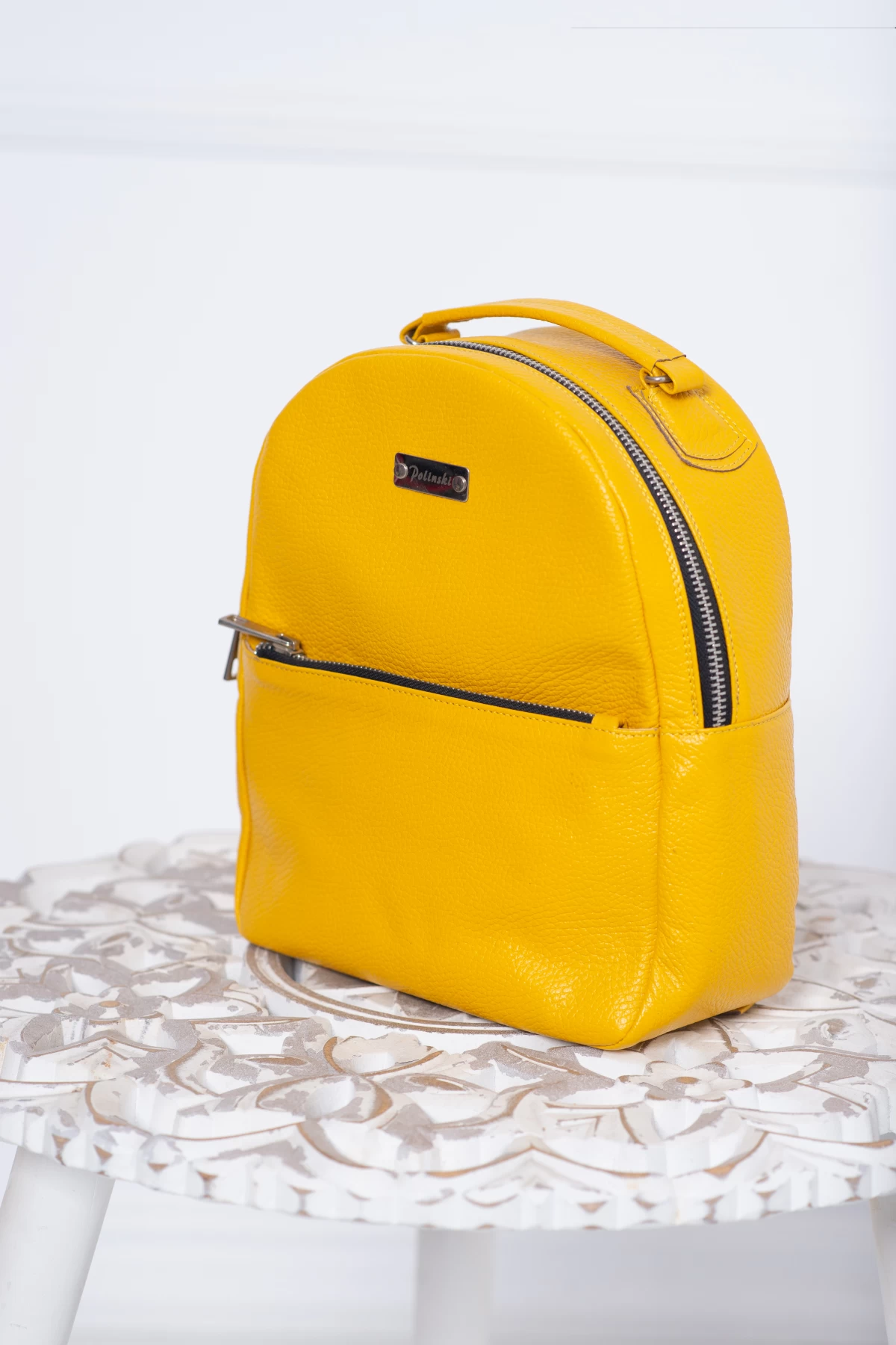 Rucsac Inpuff Yellow - Piele Naturală