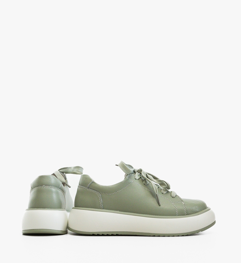 Pantofi Casual Floray Verzi Confortabili - imagine 5