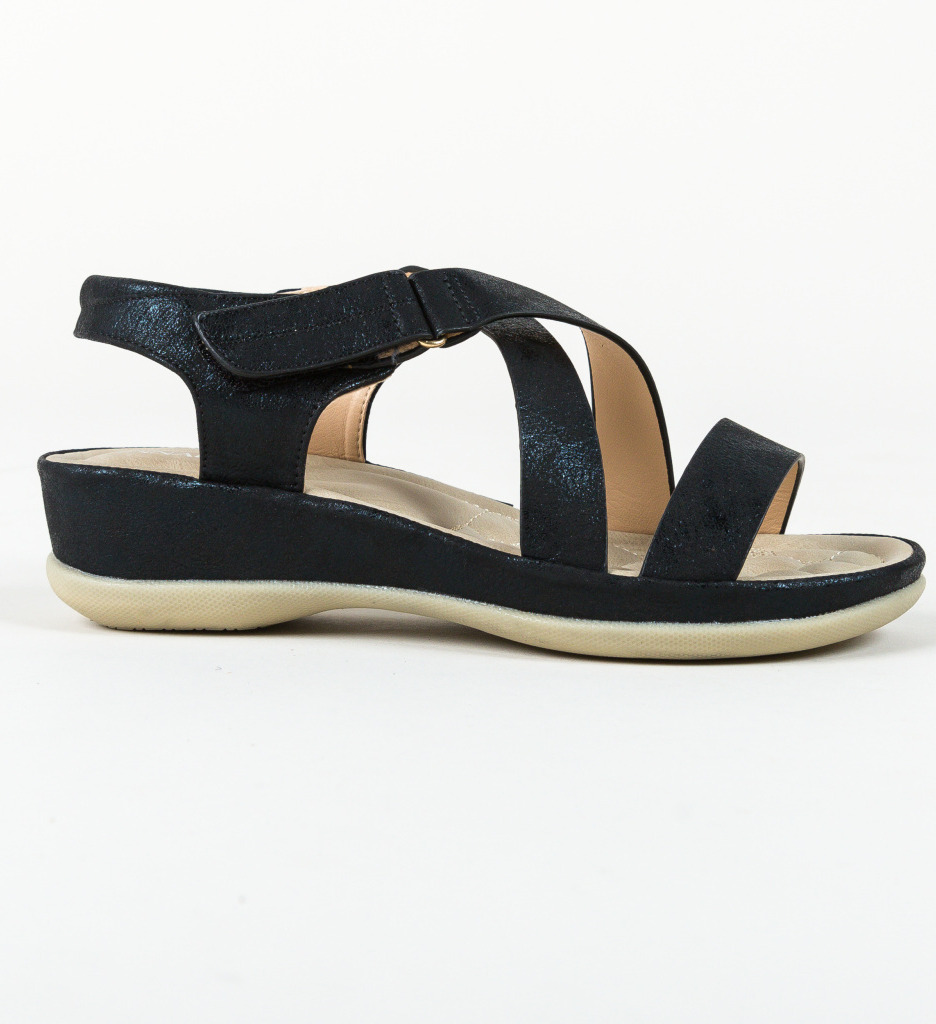 Sandale Platforme Diego Negre | Stil și Înălțime - imagine 5