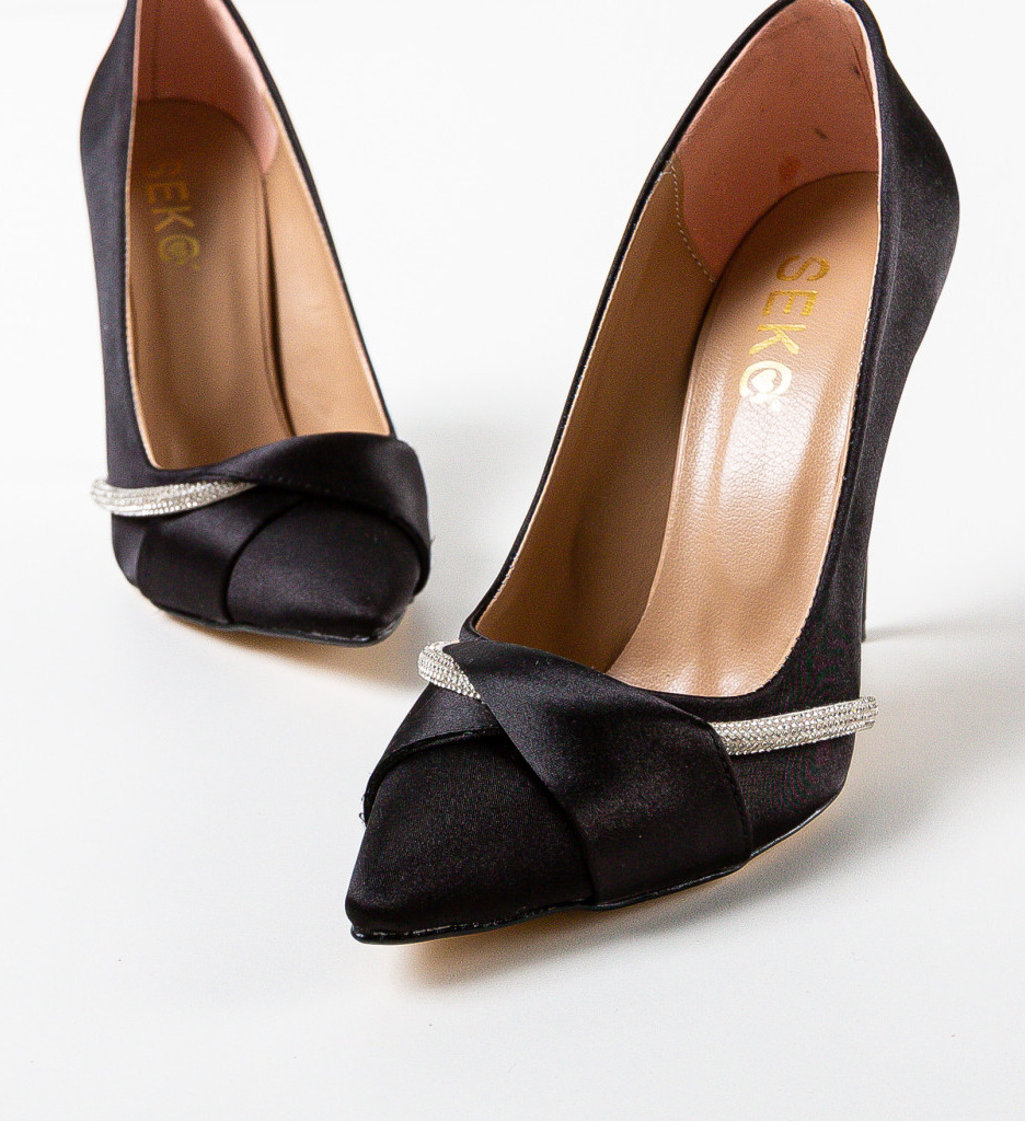 Pantofi Dama Opect Negri cu Toc - Eleganță și Stil - imagine 6