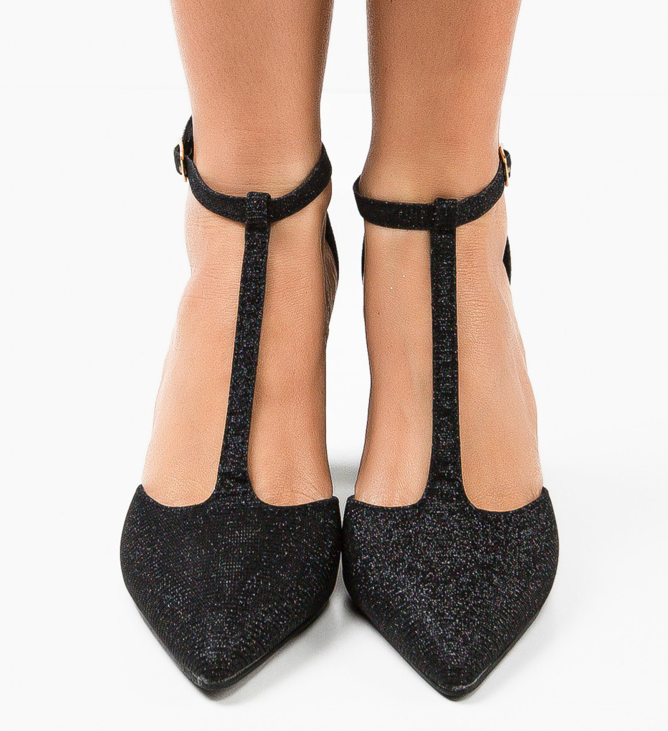 Pantofi cu Toc Select Negru | Eleganță și Stil - imagine 3