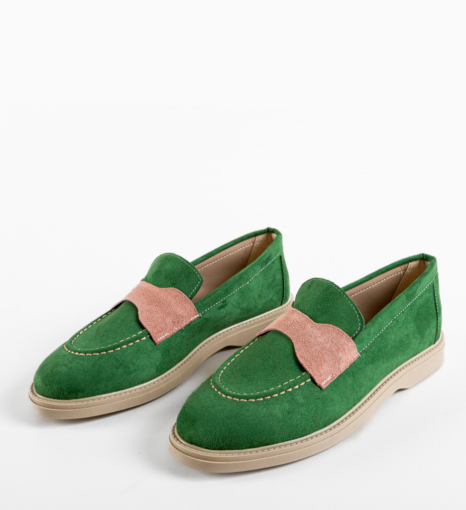 Pantofi Casual Verzi Andrey | Stil Modern Zilnic - imagine 6