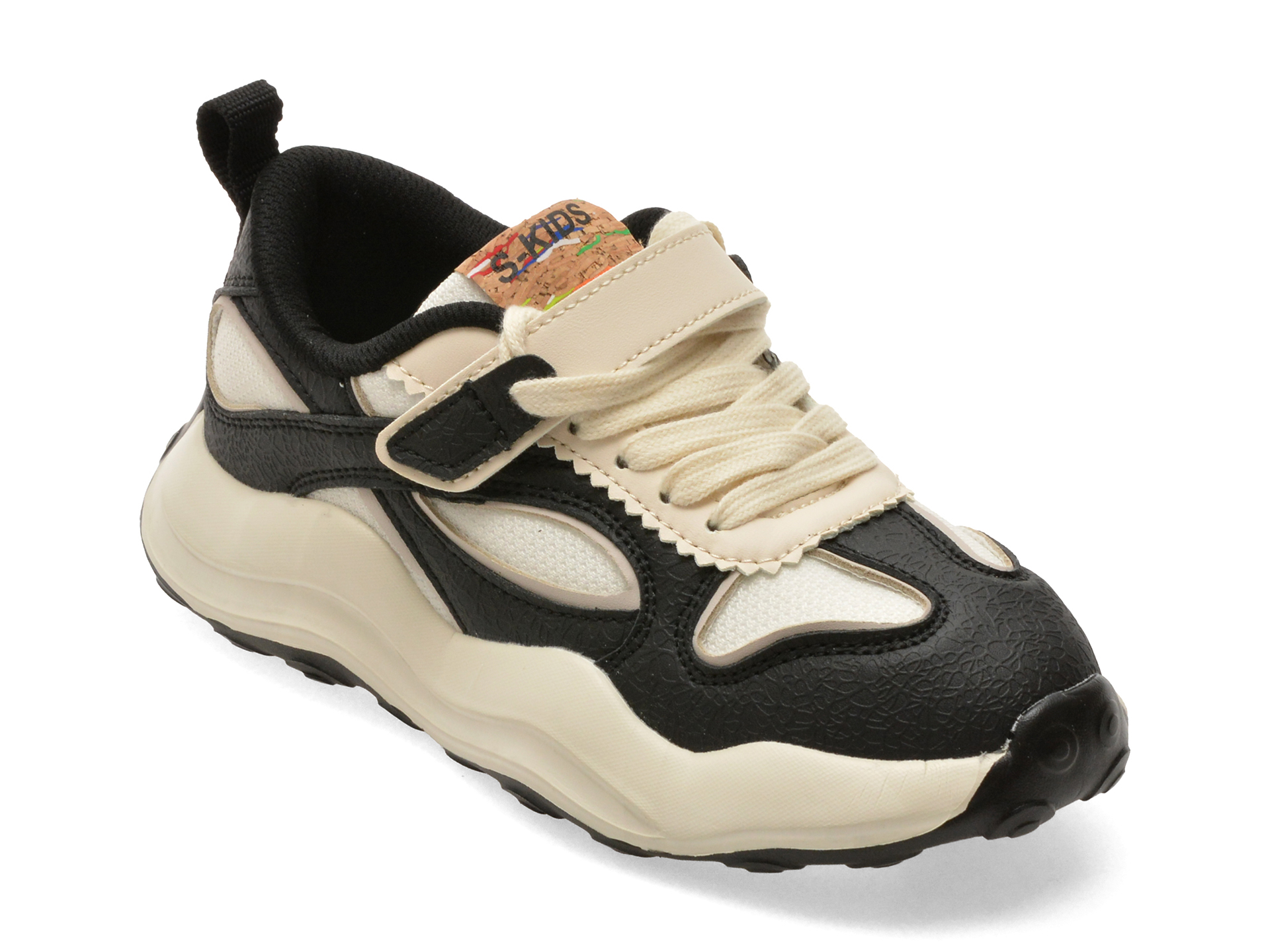 Pantofi Sport Selection Kids Alb-Negru | Confort Maxim