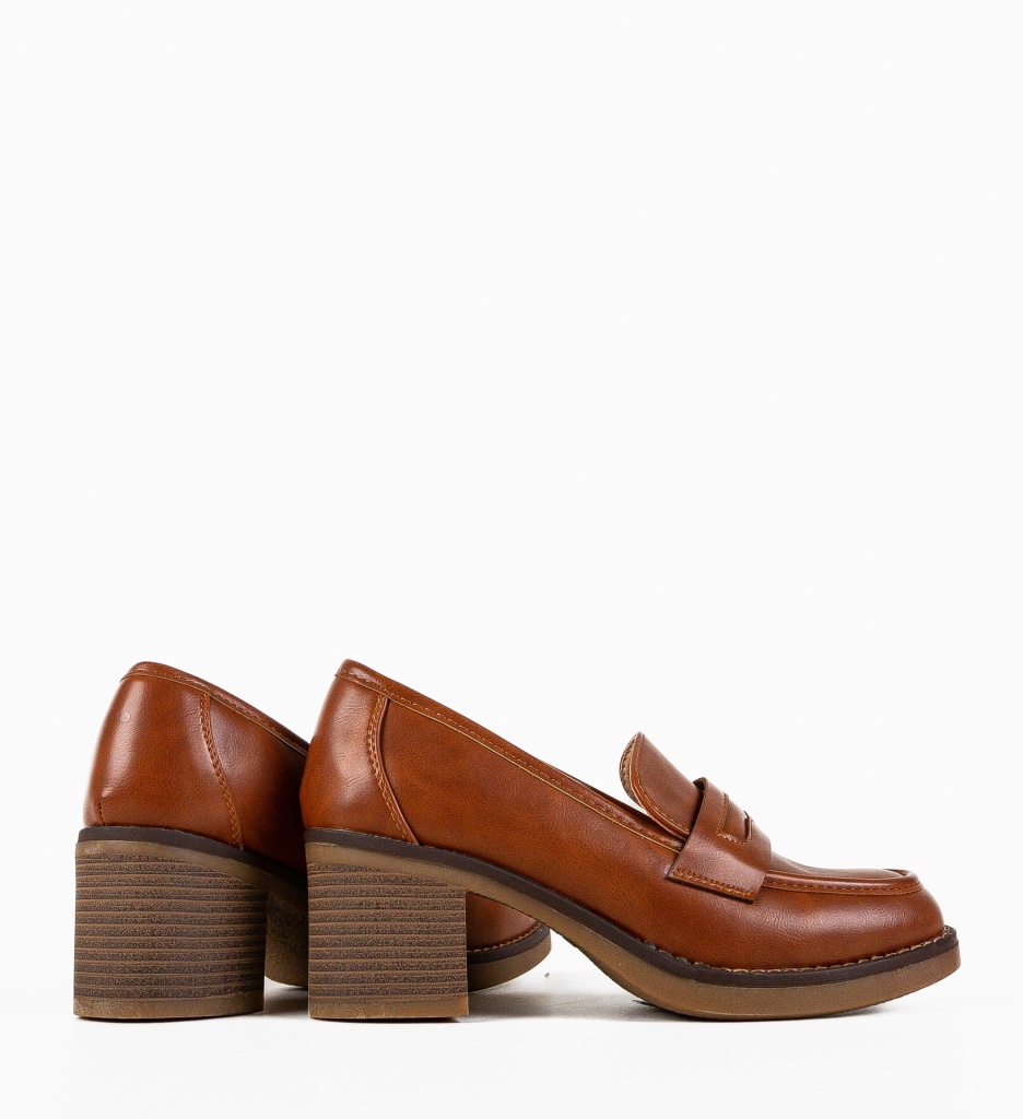 Pantofi Dama Dechen Camel | Eleganță și Stil - imagine 5