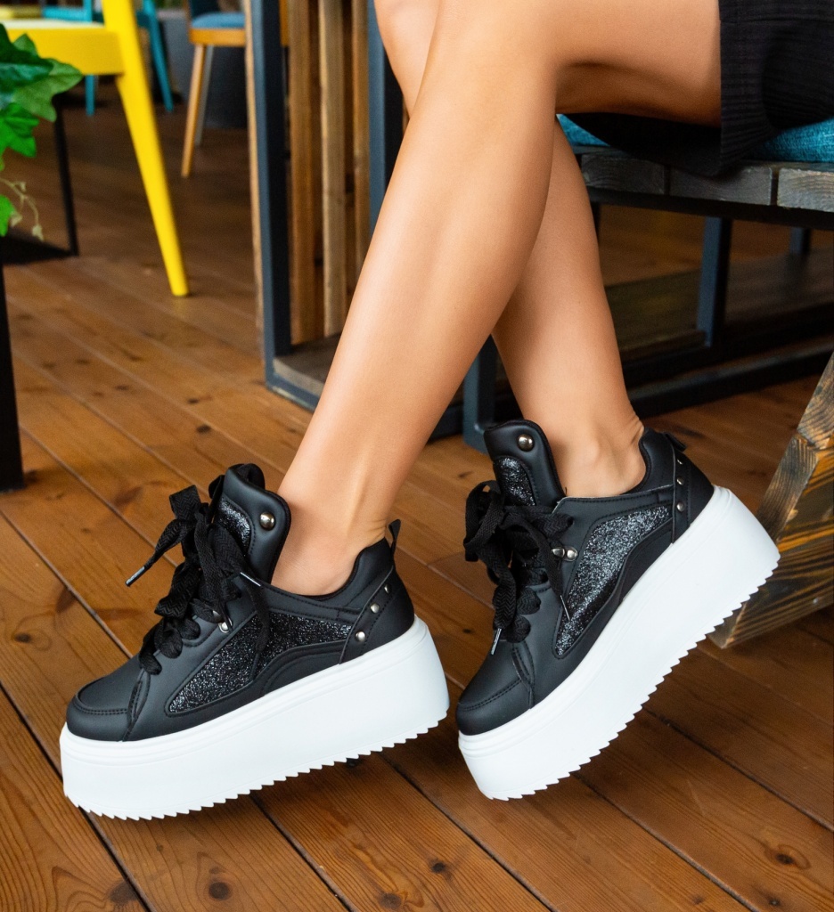 Sneakers Dama Anury Negri | Confort Stilat