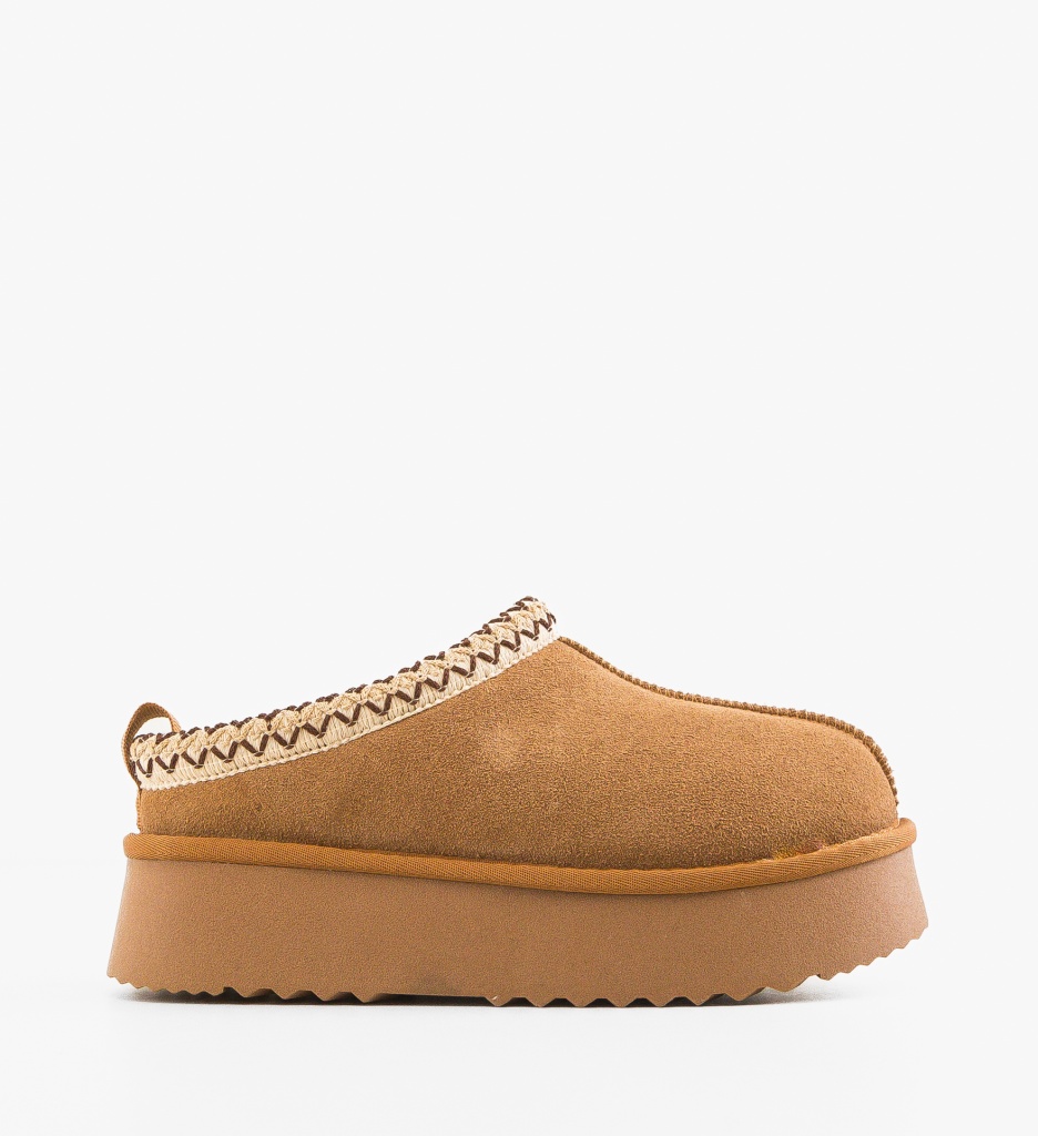 Papuci Ug Patch Camel - Confort și Stil - imagine 8