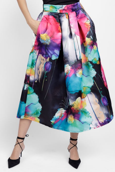 Fusta Maxi Floral Eleganta | Shopika