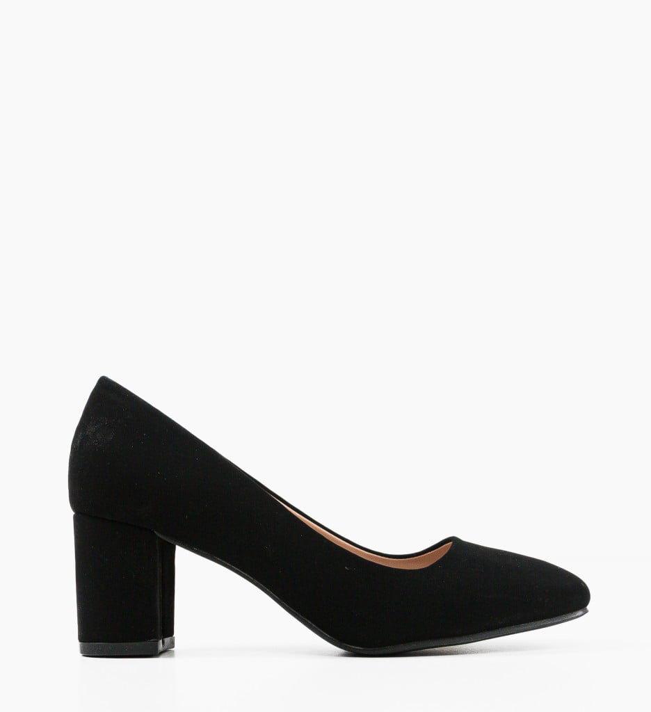 Pantofi dama Hooper Negri cu Toc Stilat - imagine 5