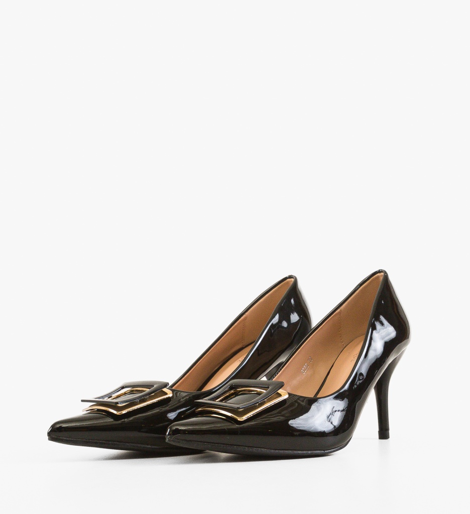 Pantofi Elmar Negri cu Toc Eleganți - imagine 4