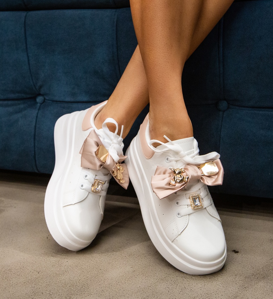 Sneakers Dama Thaban Roz - Confort & Stil - imagine 2