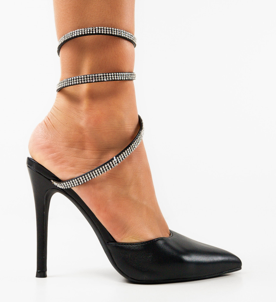 Pantofi Dama Folami Negri - Eleganță și Stil - imagine 4
