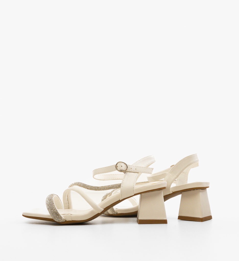 Sandale Alyssa Albe | Eleganță și Stil - imagine 3