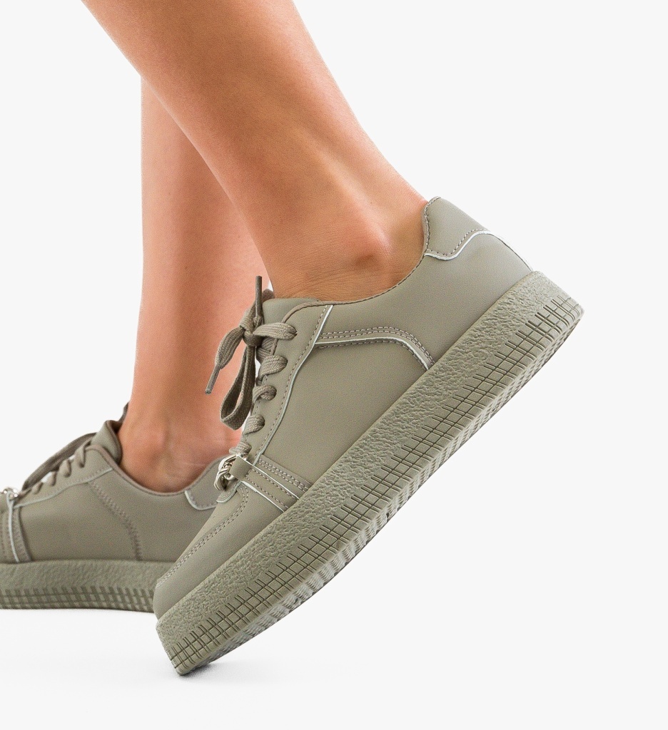 Sneakers Dama Myrga Gri - Confort Sport