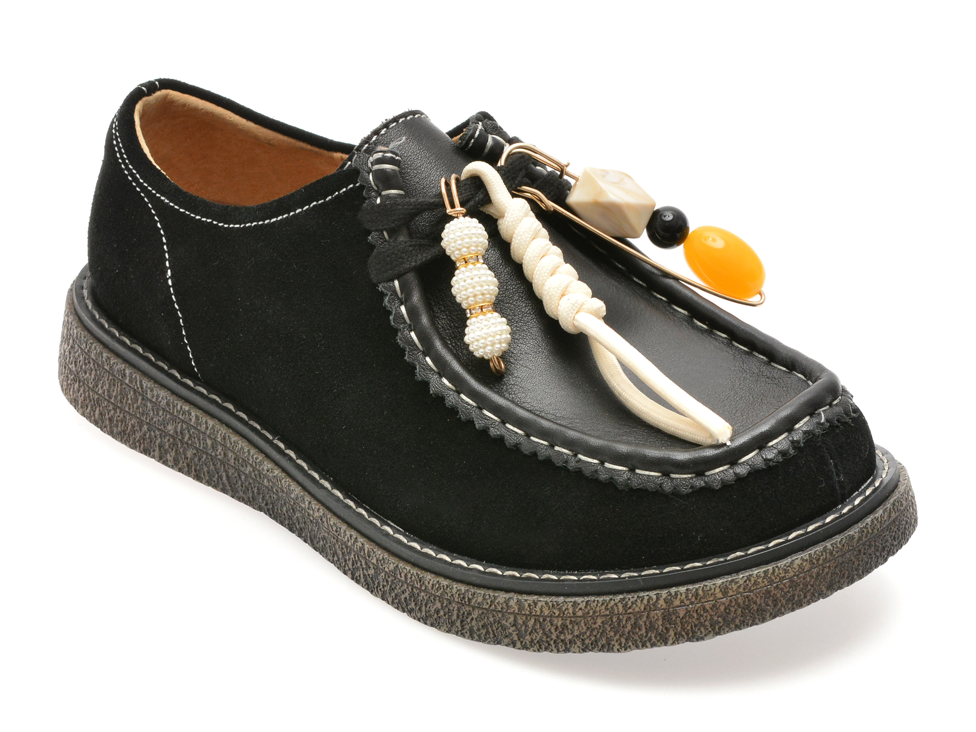 Pantofi GRYXX negri din piele intoarsa - eleganță și confort