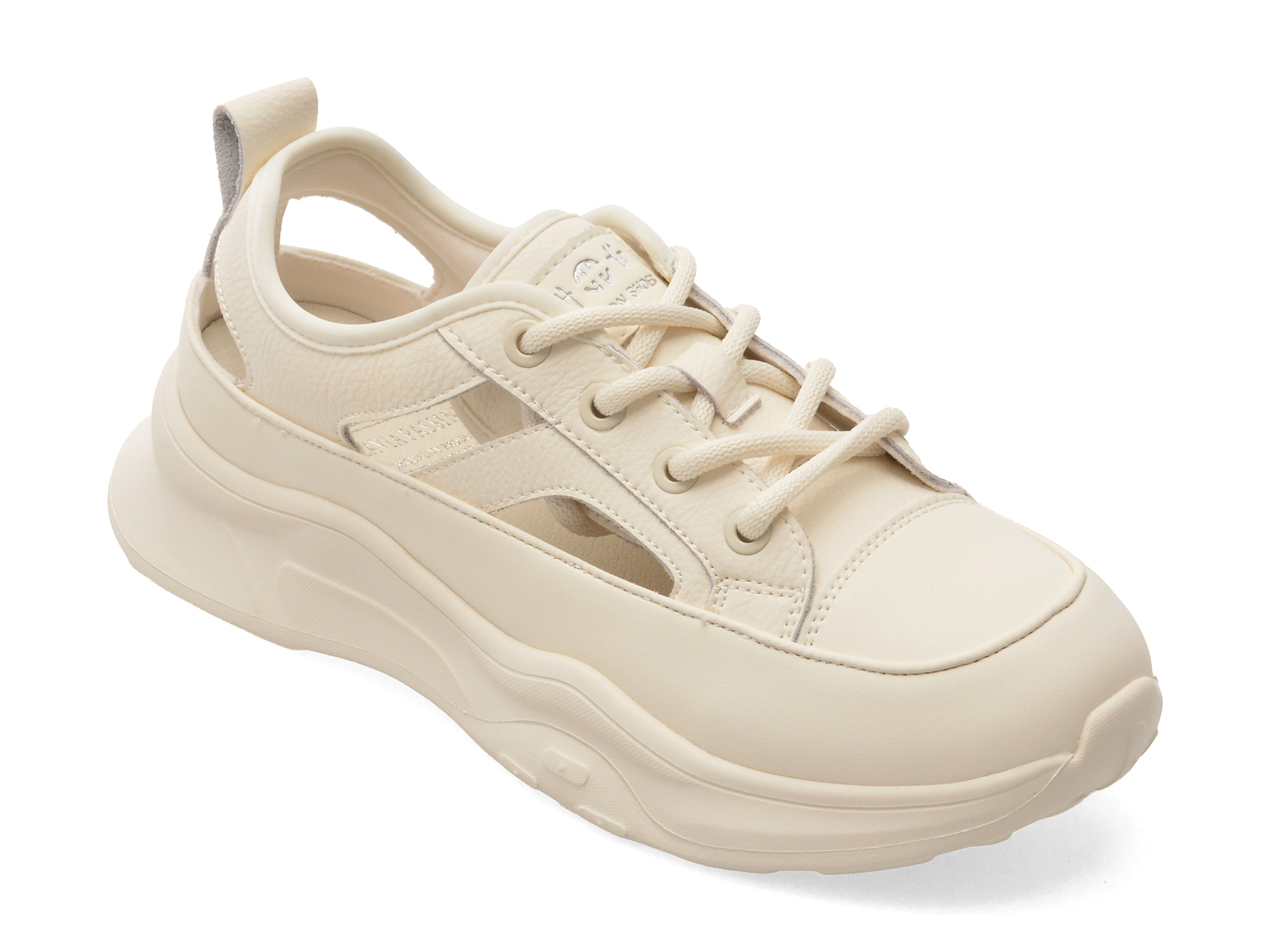 Pantofi sport FLAVIA PASSINI bej, piele ecologica