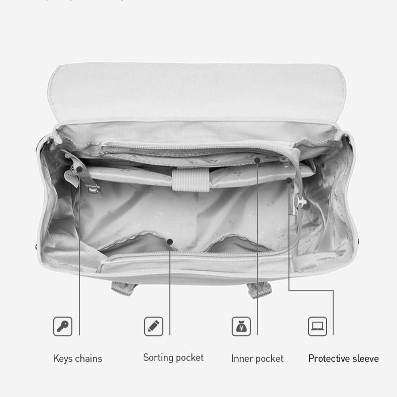 Delis Rucsac Ecologic Camille GT2322 Gri - imagine 3