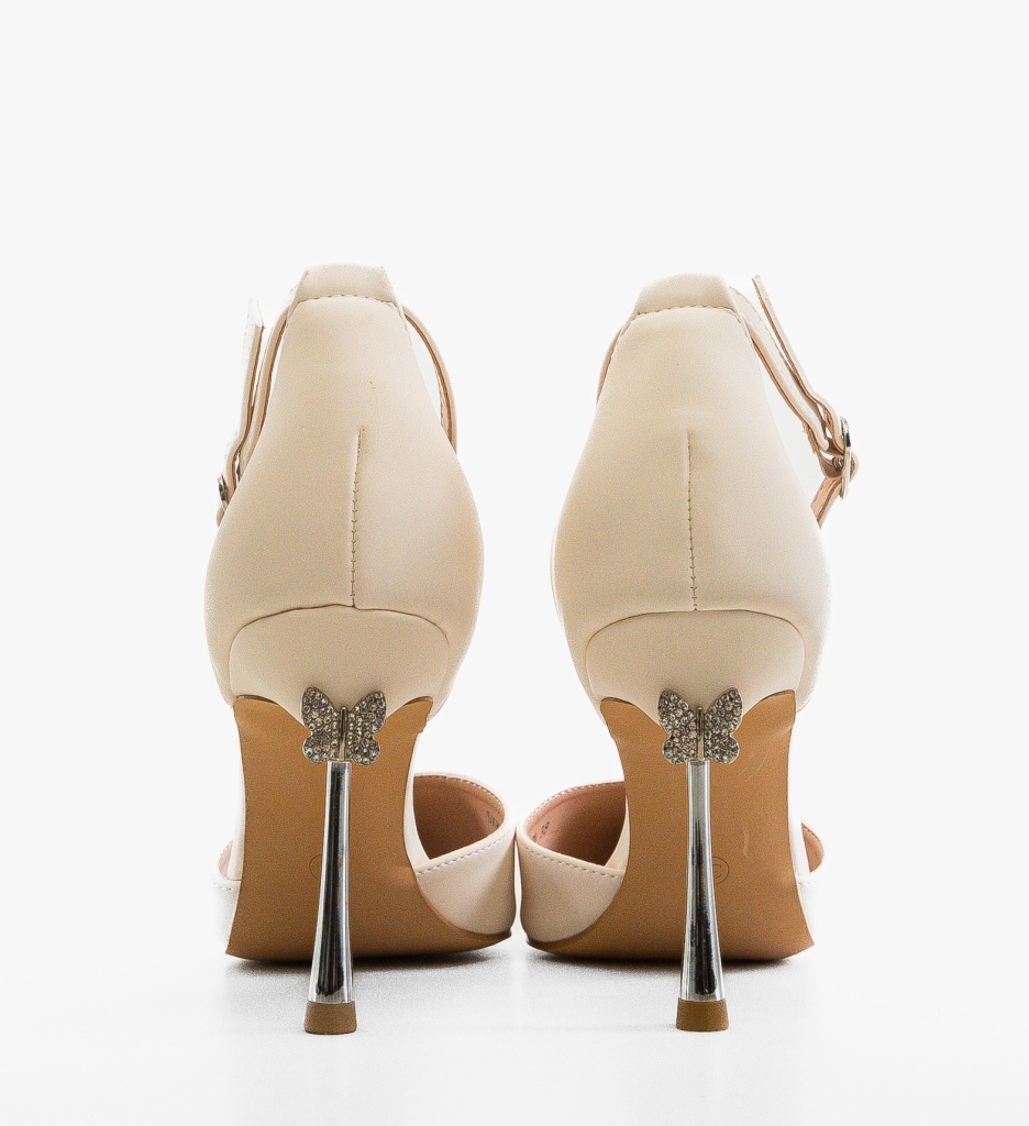 Pantofi Dama Bryan Bej Eleganți - imagine 5