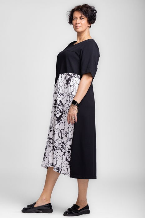 Rochie Marmorata Pierino | Eleganță și Confort