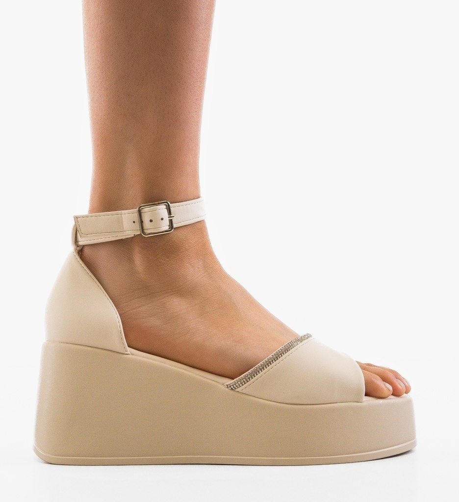 Sandale Dama Polaria Bej - Eleganță și Confort - imagine 6
