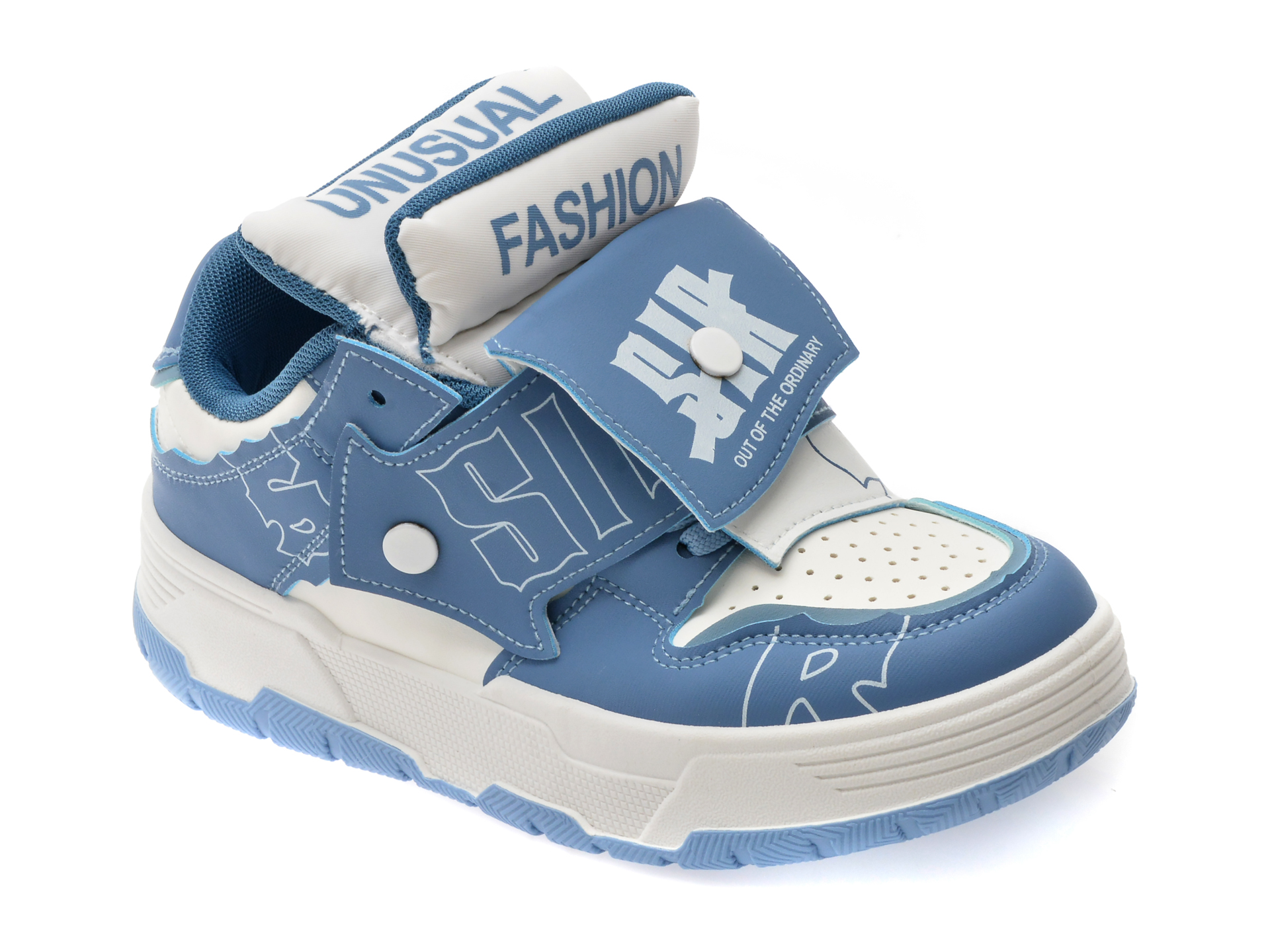 Pantofi Fashion Albaștri din Piele Ecologică