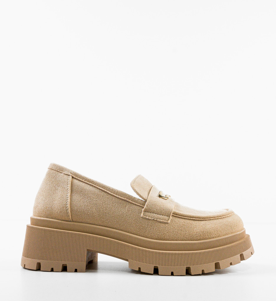 Pantofi Casual Jenny Bej: Confort și Stil - imagine 5
