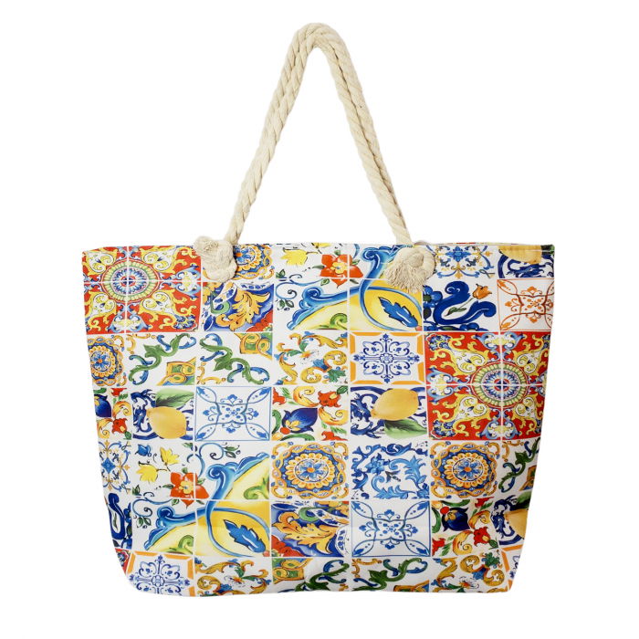 Geanta Plaja Marocana Shopika | Stil & Spațiu