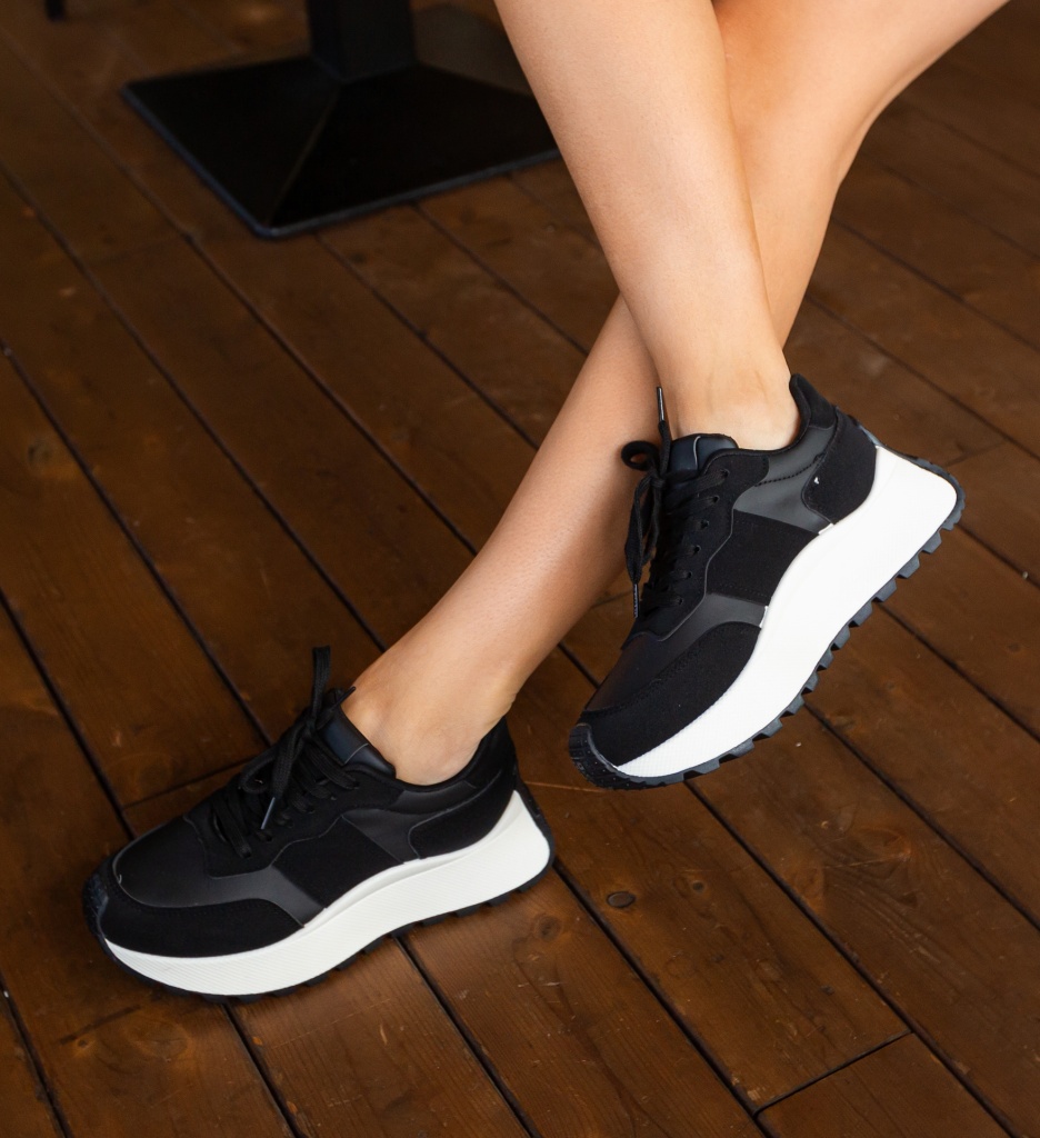 Sneakers Dama Vanha Negri - Confort și Stil Urban - imagine 6