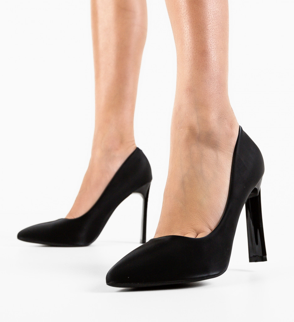Pantofi Brideone Negri Eleganță și Stil - imagine 3