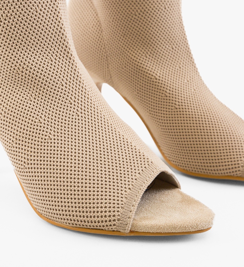 Botine dama Kefer Bej Elegante și Confortabile - imagine 2
