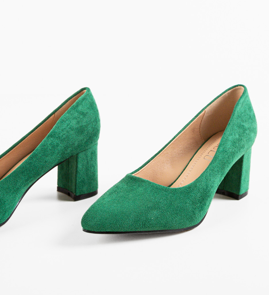 Pantofi Brook Verzi | Eleganță și Stil Unic