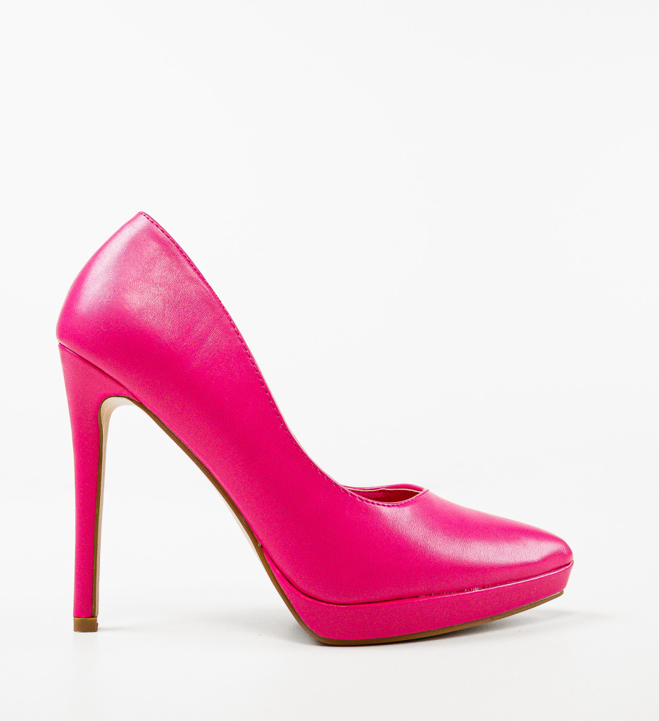 Pantofi cu Toc Paray Fuchsia | Stil Feminin - imagine 8