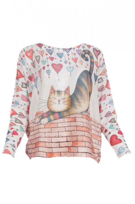 Bluza Fluture Pisici Shopika - Design Elegant