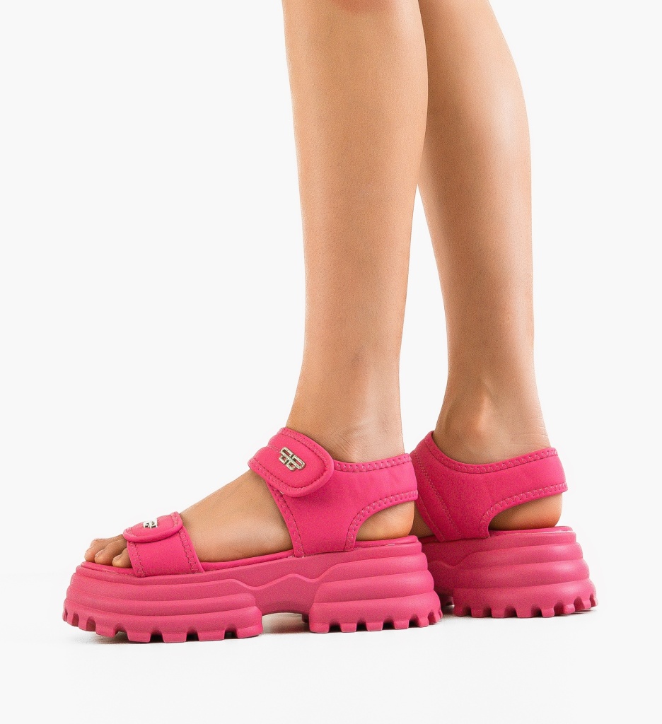 Sandale Dama Fulgrim Fuchsia Elegante - imagine 2