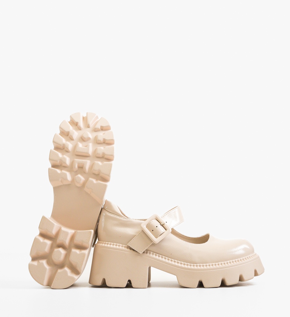 Pantofi Casual Dama Bej Bokfa - Confort și Stil - imagine 4