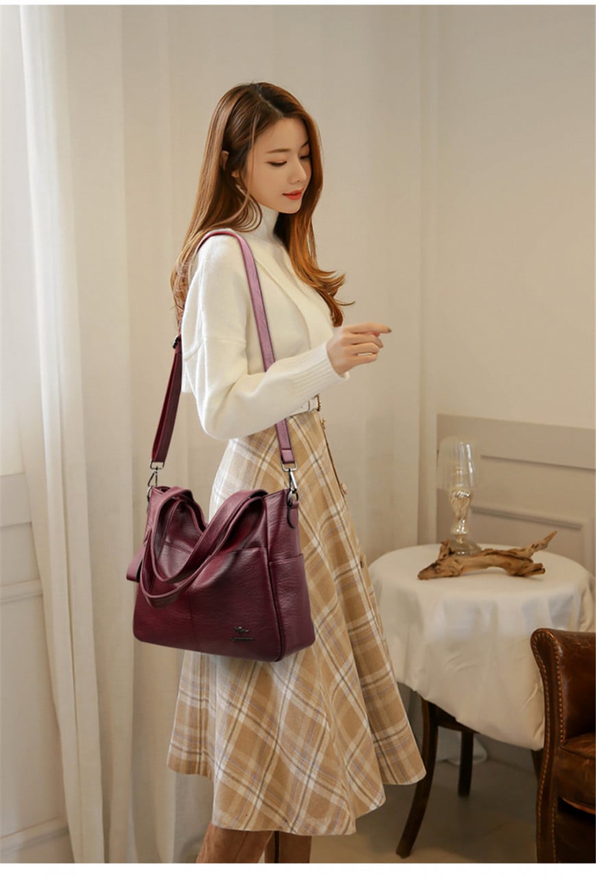 Geanta Dama Delis Coralia GT2120 Bordo - imagine 2