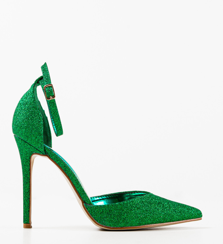 Sofly Pantofi cu Toc Verzi | Eleganță Asigurată - imagine 4