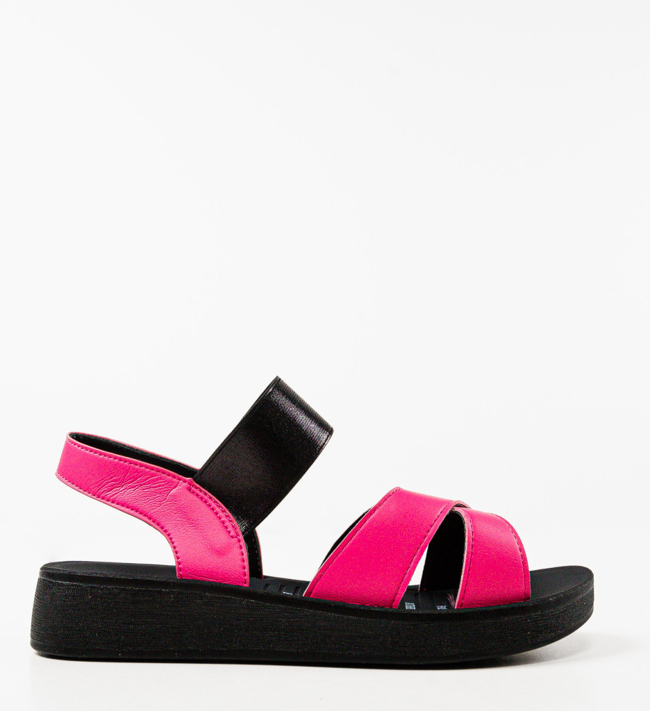 Sandale Dama Brina Fuchsia - Eleganță și Confort - imagine 4