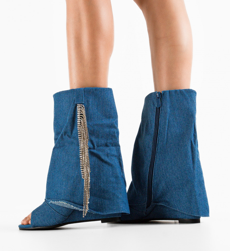Botine Jaha Albastre - Eleganță și Confort - imagine 4