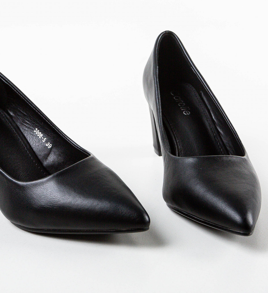 Pantofi Pittman Negri | Eleganță și Stil - imagine 6