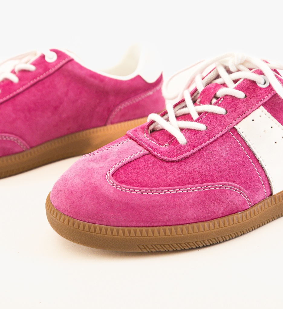Sneakers Dama Gazelle Roz Sport Confort - imagine 5