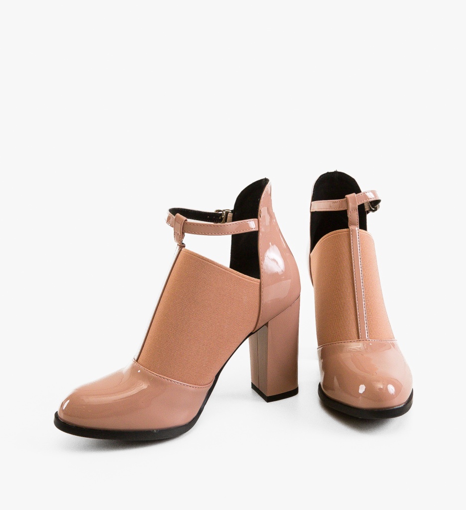 Botine Dama Celeste Nude - Eleganță și Confort - imagine 5
