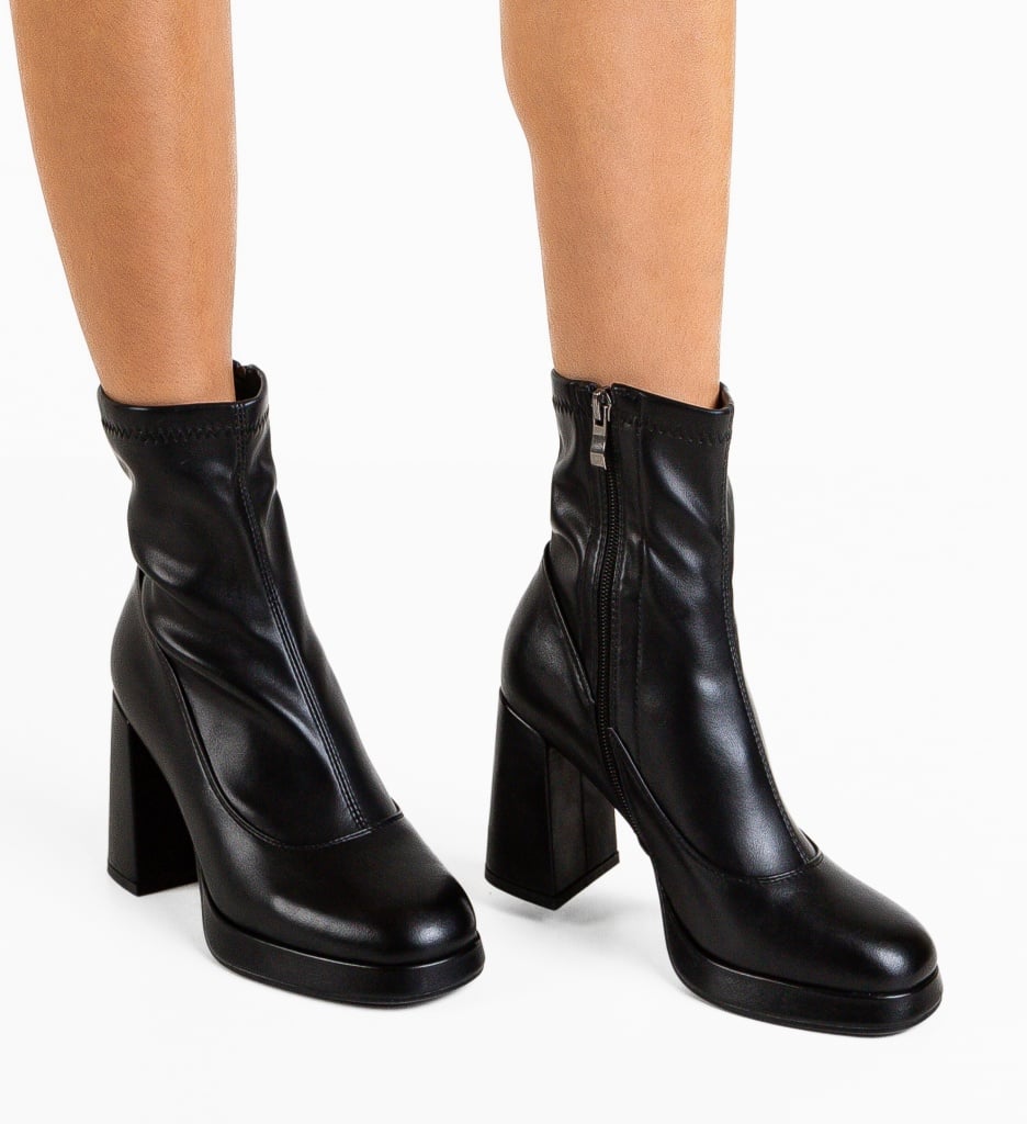 Botine Gafabb Negre | Stil și Eleganță Durabilă