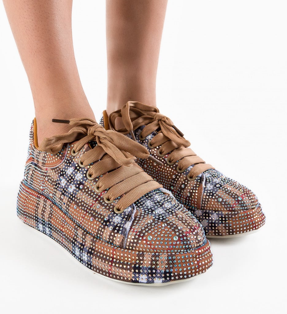 Sneakers Dama Neda Aurii - Confort și Stil - imagine 8