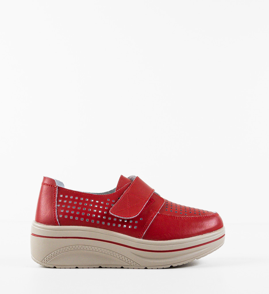 Pantofi Casual Rosii - Stil si Confort - imagine 5