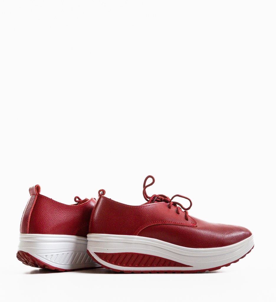 Pantofi Casual Kleak Rosii | Confort & Stil - imagine 4